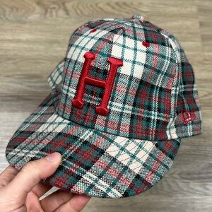 Huf New Era Red and Green Plaid Hat